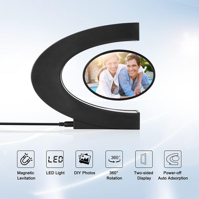 Floating Photo Frame Magnetic - Black - alternate view