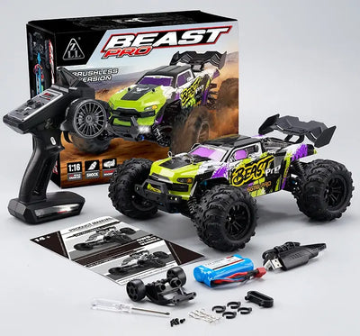 Beast SG116-PRO Brushed Rc Car 1/16 4wd High Speed 40km/h Racing Car Vehicle Toys for Kids 35 Mins Racing Time Sg116 - alternate view