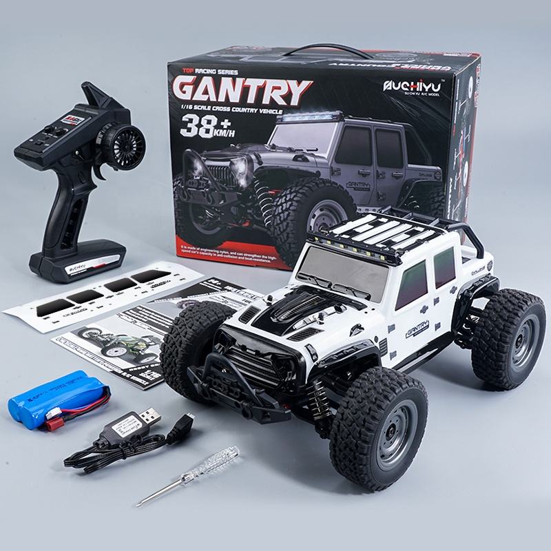 SCY 16103 1:16 Scale 2.4GHz Remote Control 38Km/h High Speed RC Cars with LED Lights Truck Off-Road Car