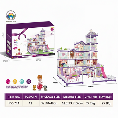 Villa Set For Girls -556-70A - alternate view