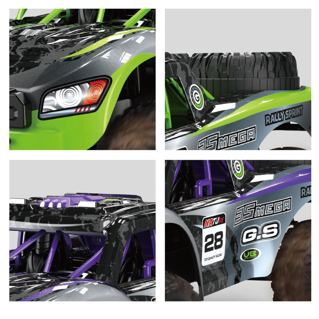 2.4G Full Function RC Rally Offroad Truck with LED Lights