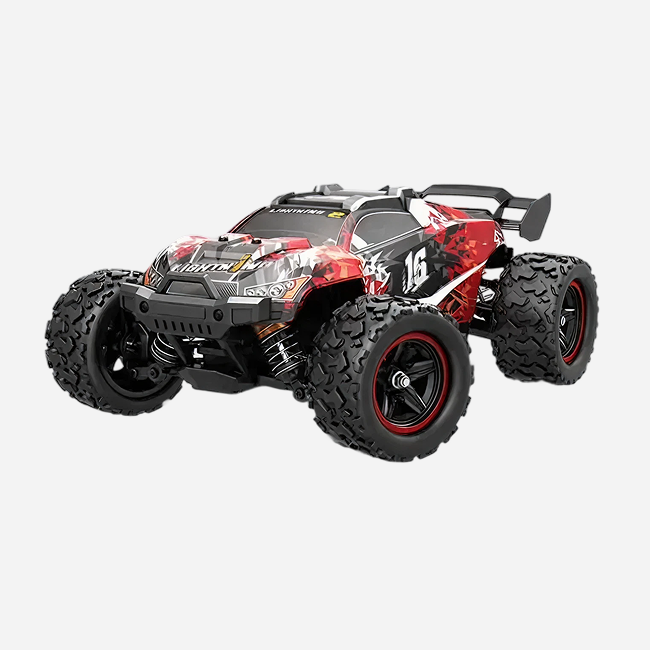 Hospeed 18421 - 1:18 Brushless RC Monster Truck - 4WD 2.4GHz 52km/h High-Speed Off-Road Racing Car with RTR Battery