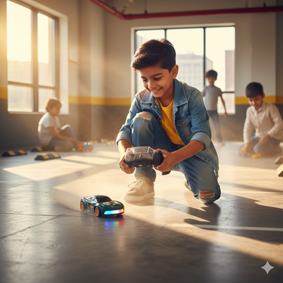 1/64 Mini RC Drift Car 4WD High-Speed Desktop Toy Remote Control Sports Cars 2.4Ghz Racing Model - alternate view