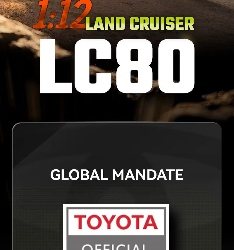 JXC LC80 - 1:12 Toyota Land Cruiser RC Car | 4WD 2.4GHz Remote Control Off-Road Rock Crawler Truck with LED Lights, Realistic Body & Full Function Control description image 2