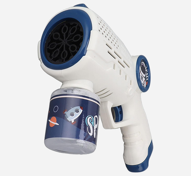 Handheld Automatic Bubble Blaster for Kids | Battery-Powered Bubble Gun for Outdoor Play & Parties