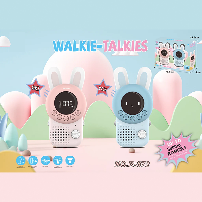 3KM Long Range Kids Walkie Talkie Set | 2-Way Outdoor Communication Toy for Adventure & Role Play