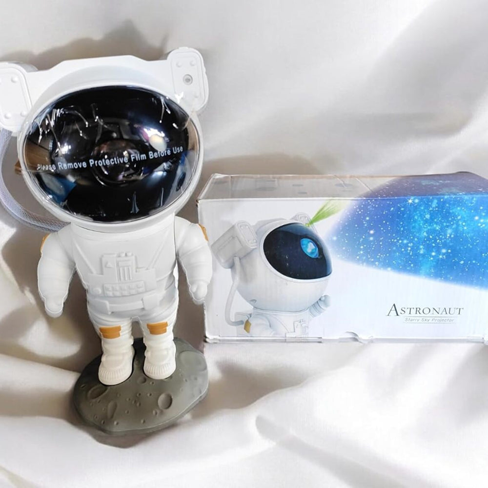 Astronaut Galaxy Star Projector Night Light with Nebula & Star Effects | LED Space Projector Lamp for Kids Bedroom, Nursery, Home Decor, Gift for Boys, Girls & Space Lovers