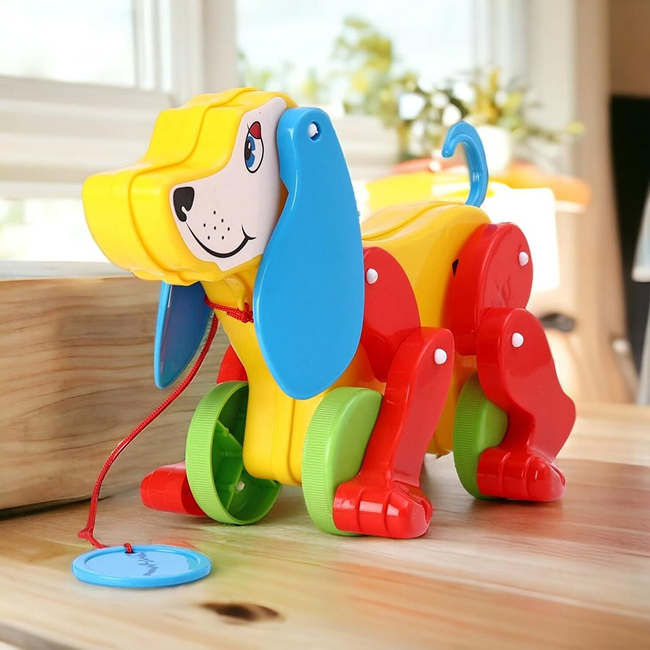 Pull ALong Daisy Dog