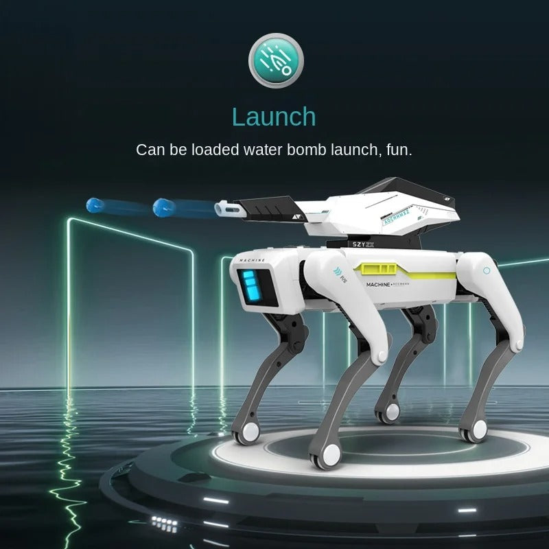 AI Smart Robot Dog Remote Control Interactive Voice Mechanical Walking Electronic Pet Toy with LED Lights Music Dance Storytelling for Kids description image 2