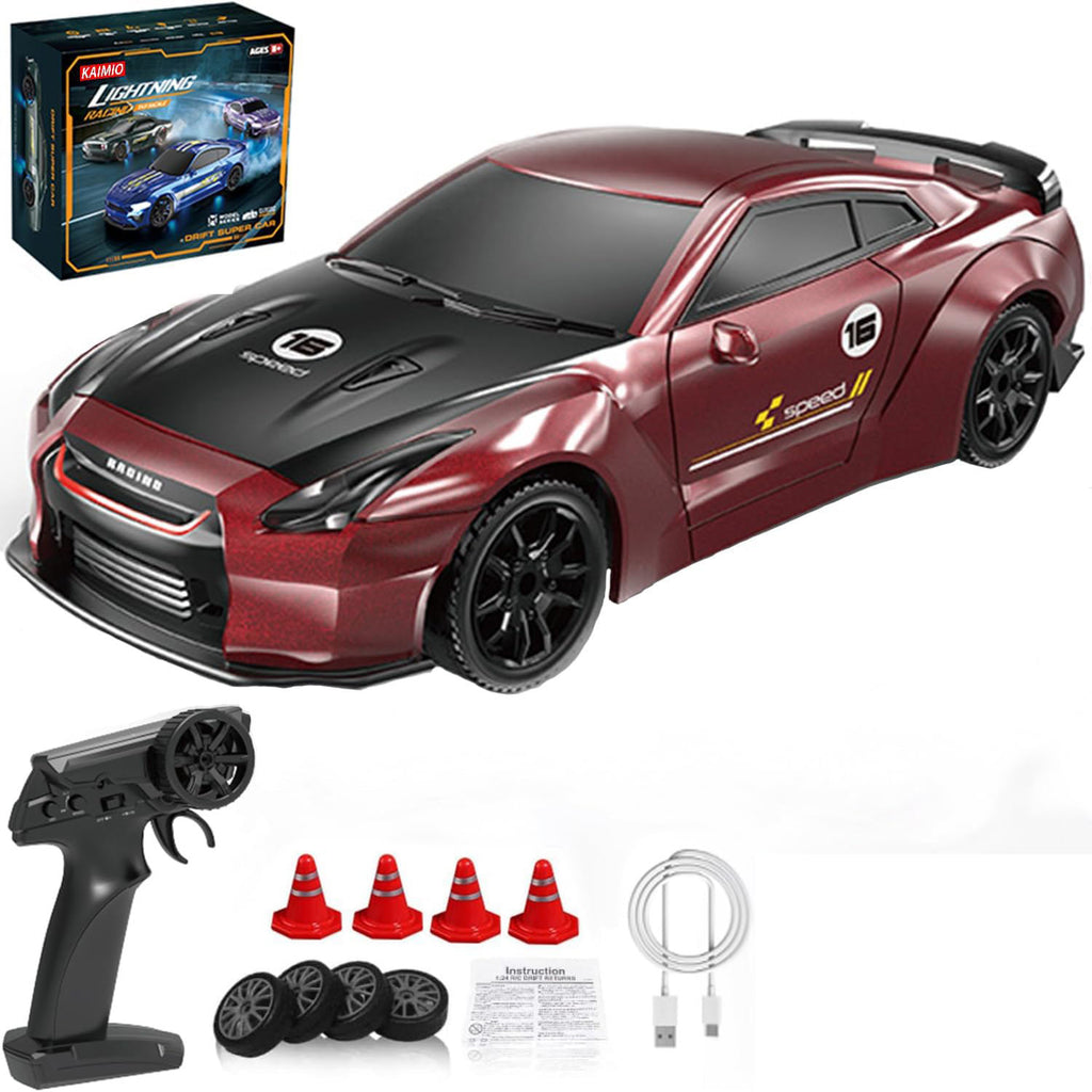 1:43 Full-scale Gyroscopic Version GTR Drift Remote Control Vehicle