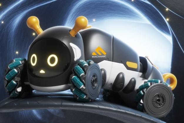 2.4G Stunt Insect 4WD with Spray Simulation Caterpillar Intelligent Double Remote Control Car