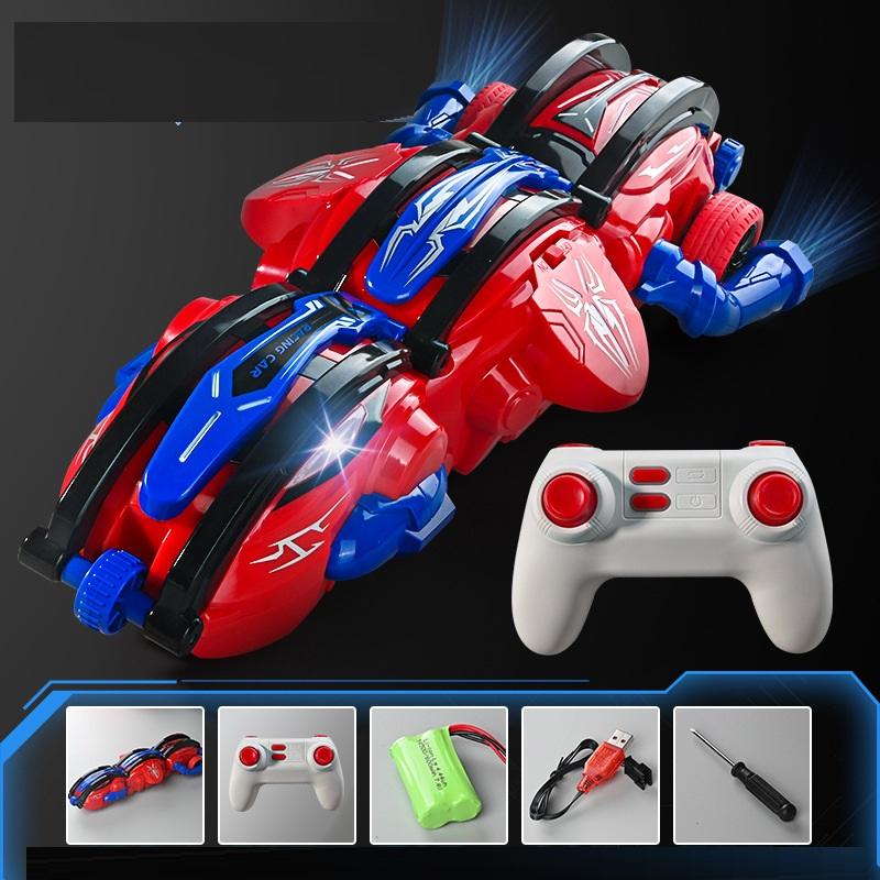 Deformation Tumbling Drift Toy Car Patent Genuine 2.4G Caterpillar Remote Control Stunt Car