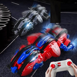 Deformation Tumbling Drift Toy Car Patent Genuine 2.4G Caterpillar Remote Control Stunt Car secondary