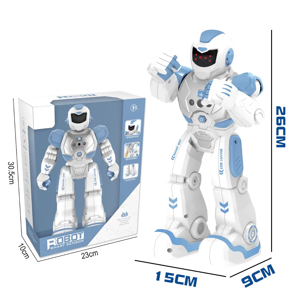 CZ Multi-purpose RC Toy Robots Educational Smart Humanoid Robot Programmable With Expression Show Gesture Sensing Coasting Drive