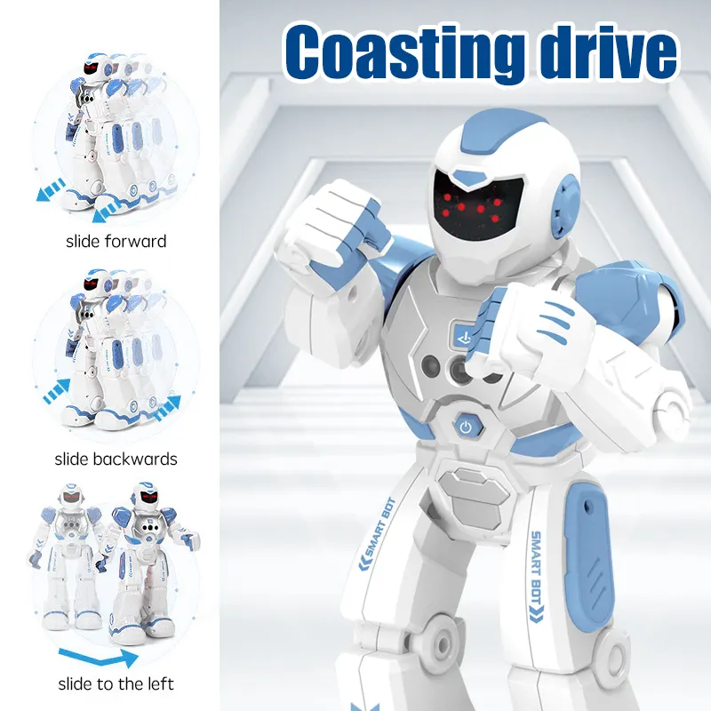 CZ Multi-purpose RC Toy Robots Educational Smart Humanoid Robot Programmable With Expression Show Gesture Sensing Coasting Drive