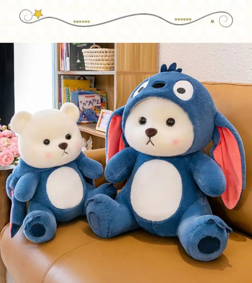 Hoodie Bear 28 CM - Blue