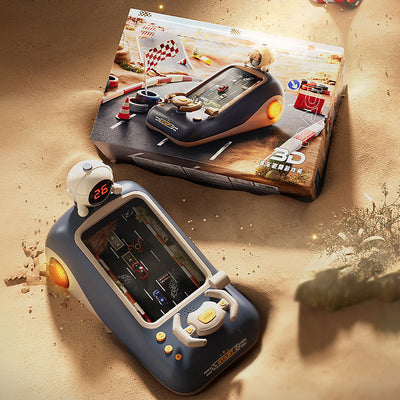 3D Racing Adventure Obstacle Avoidance Game Machine With Music Immersed Experience for Kid Handheld Game Console - alternate view