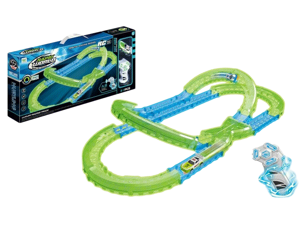 High-speed remote controlled luminous orbital vehicle