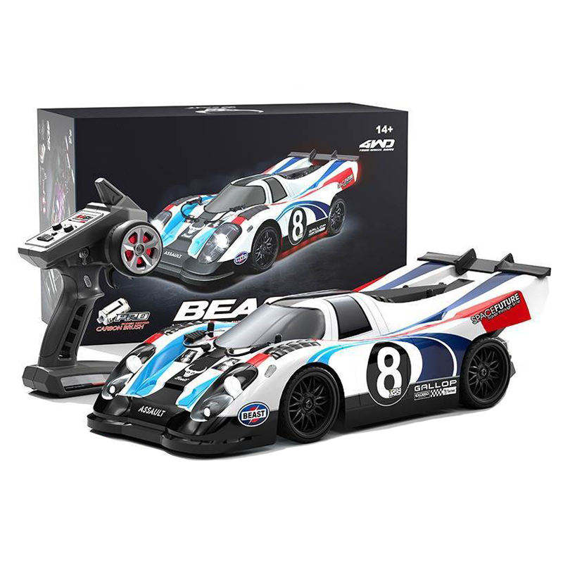 ZLL Beast SG918 PRO - 1:16 RC Drift Coupe | 4WD 2.4GHz Full Proportional Street Racer with LED Angel Lights & Drift Wheels