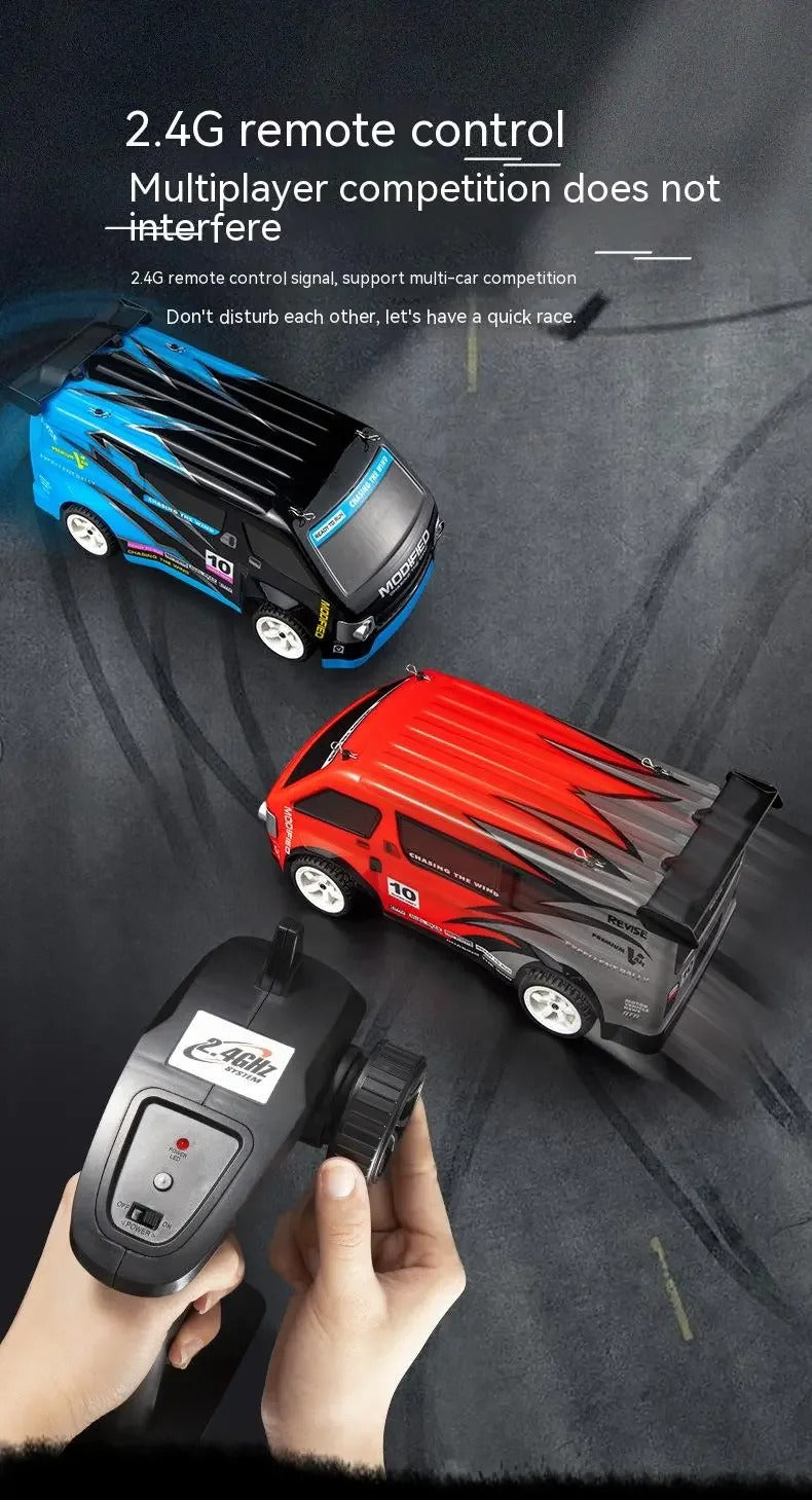 HAOJUN 828E - 1:14 Scale 4WD RC Drift Racing Van for Kids & Adults | 2.4GHz Remote Control Car with Drift Wheels, Rechargeable Battery, High-Speed Performance & Long-Range Control | Age 6+ description image 3