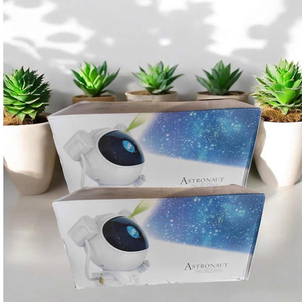 Astronaut Galaxy Star Projector Night Light with Nebula & Star Effects | LED Space Projector Lamp for Kids Bedroom, Nursery, Home Decor, Gift for Boys, Girls & Space Lovers