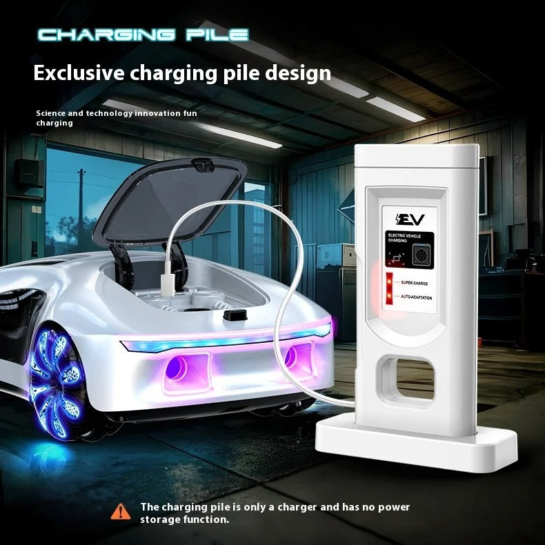CV-E600 - Dual Spray Simulation Remote Control Concept RC Car with LED Lights 360° Stunt Drift Racing Toy for Kids description image 3