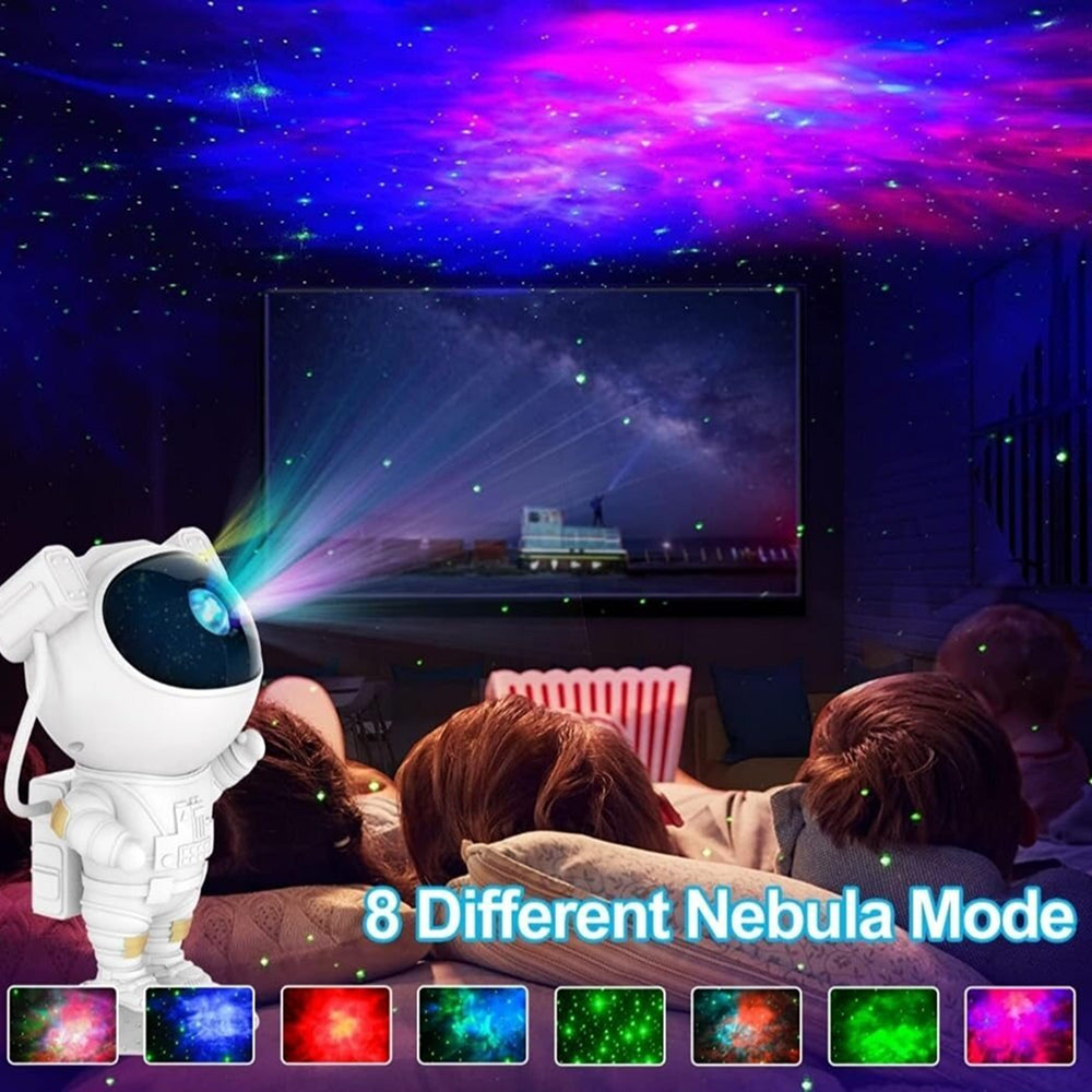 Astronaut Galaxy Star Projector Night Light with Nebula & Star Effects | LED Space Projector Lamp for Kids Bedroom, Nursery, Home Decor, Gift for Boys, Girls & Space Lovers