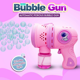 Space Bubble Gun Toy for Kids | Manual Bubble Blaster for Outdoor Play, Parties & Summer Fun secondary