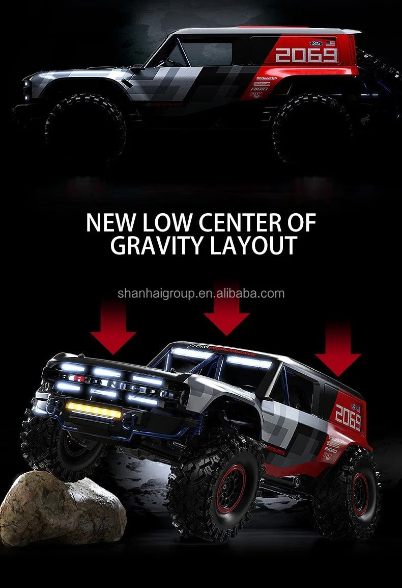 MJX Hyper Go H8P - 1:8 Scale Bronco Baja 1000 RC Car 4WD Brushless High Speed All Terrain Off-road Racing Truck Professional Hobby description image 4