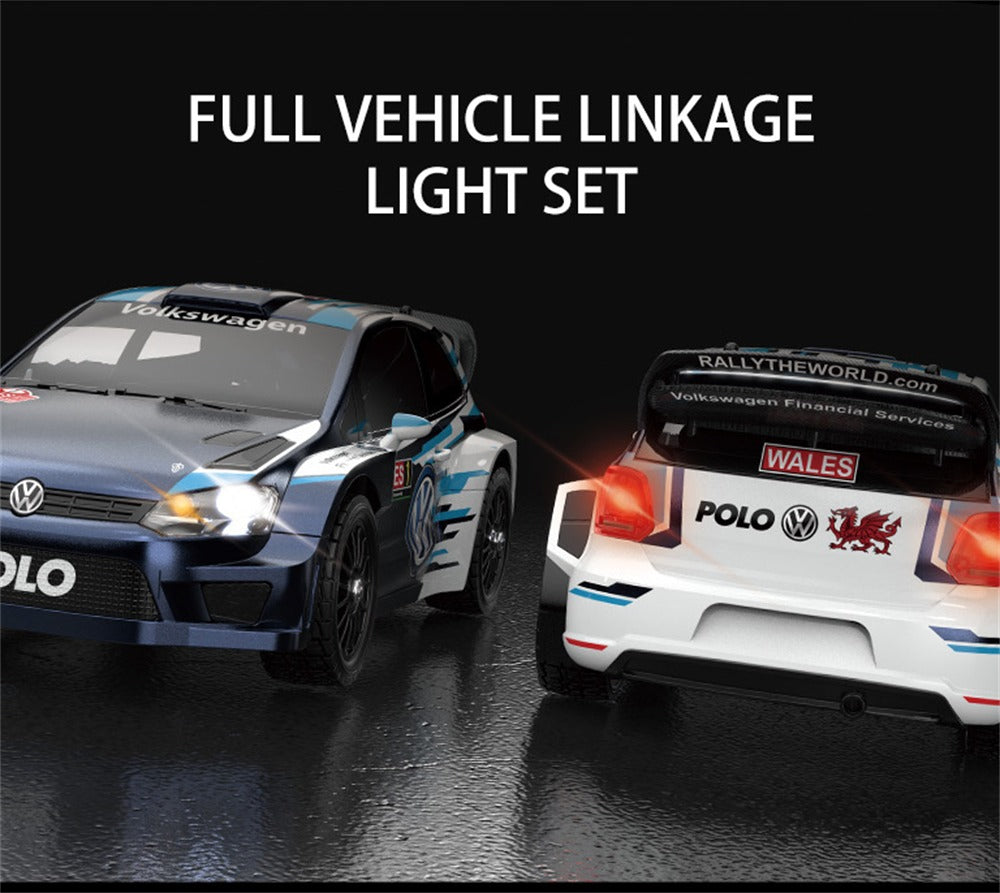 MJX Hyper Go 14304 - Volkswagen Polo R WRC RC Car 1:14 High Speed RC Car Independent Esc Simulation Toy Car with Brushless Motor description image 4