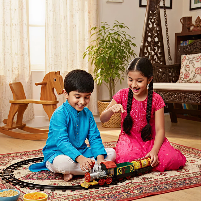 Classic Train Play Set 11 Pcs