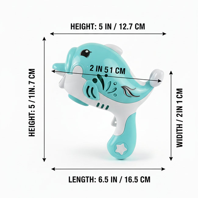 DOLPHIN BUBBLE GUN