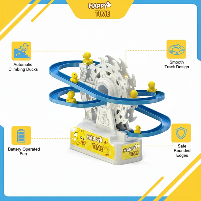 Duck Ferris Wheel Track Set 6pcs Duck