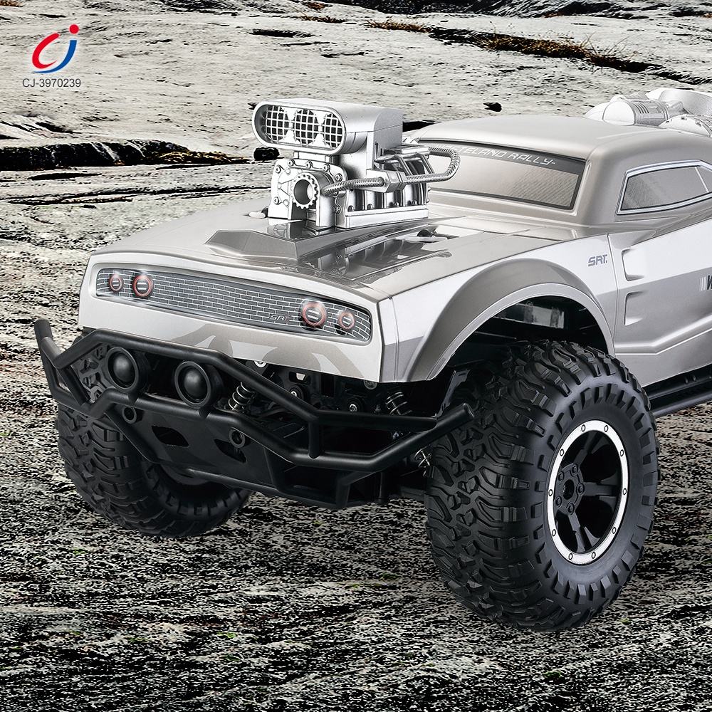 2.4GHz High-Speed 15km+/hour 4WD RC Off-Road Monster Truck with LED Lights, Shock Suspension & All-Terrain Climbing Performance