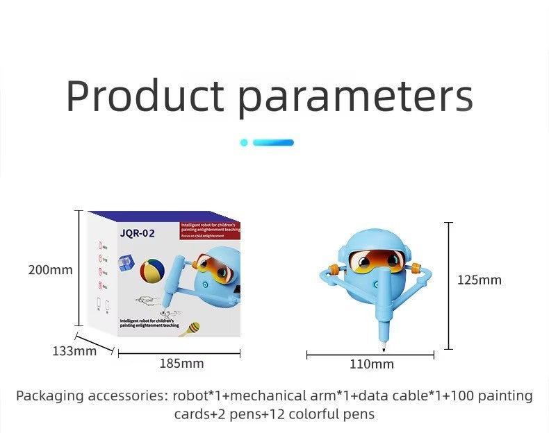Smart Drawing Robot Toy for Kids | Interactive Educational Writing & Sketch Learning Machine with Activity Cards and Creative Play description image 5