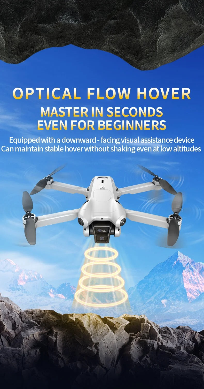 DJW M4 Ultra Foldable Dual Camera Drone with 4.3