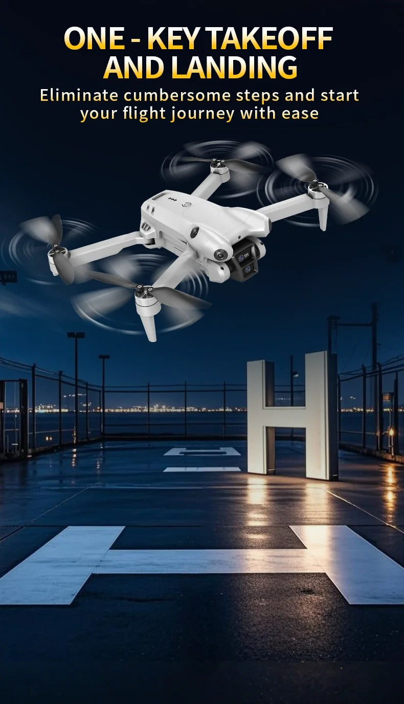 DJW M4 Ultra Foldable Dual Camera Drone with 4.3