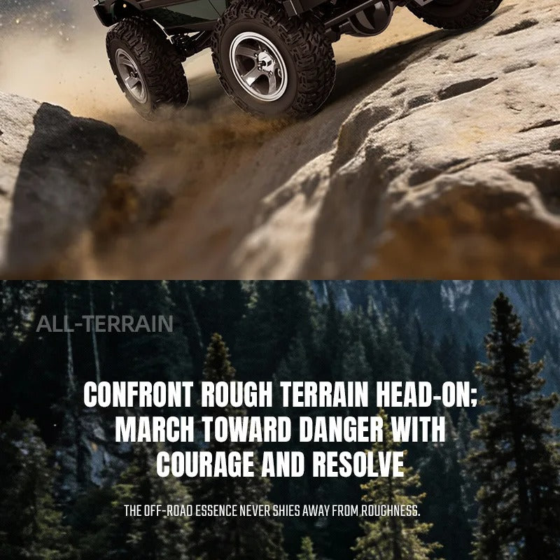 JXC LR1801 - 1:18 RC Rock Crawler | 4WD Dual Speed Off-Road Climbing Truck with 2.4GHz Remote, High Torque & RTR Battery description image 8