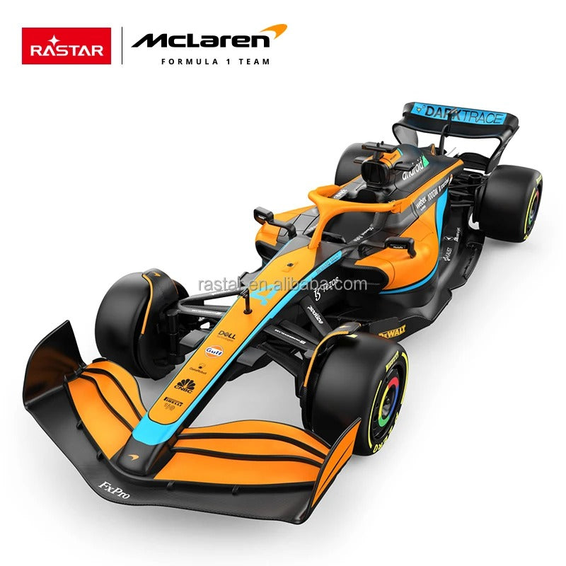 RASTAR McLaren F1 MCL36 - 1:18 Scale RC Racing Car, 2022 Emilia Romagna Grand Prix Licensed Formula 1 Model, 2.4GHz Remote Control Vehicle with Full-Function Driving and Independent Suspension description image 1