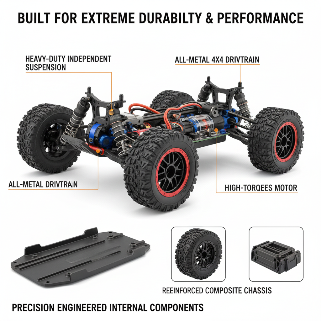 ZLL Beast SG316 PRO - 1:16 4WD High-Speed RC Off-Road Truck - 2.4 ZLL Beast SG316 PRO - 1:16 4WD High-Speed RC Off-Road Truck - 2.4