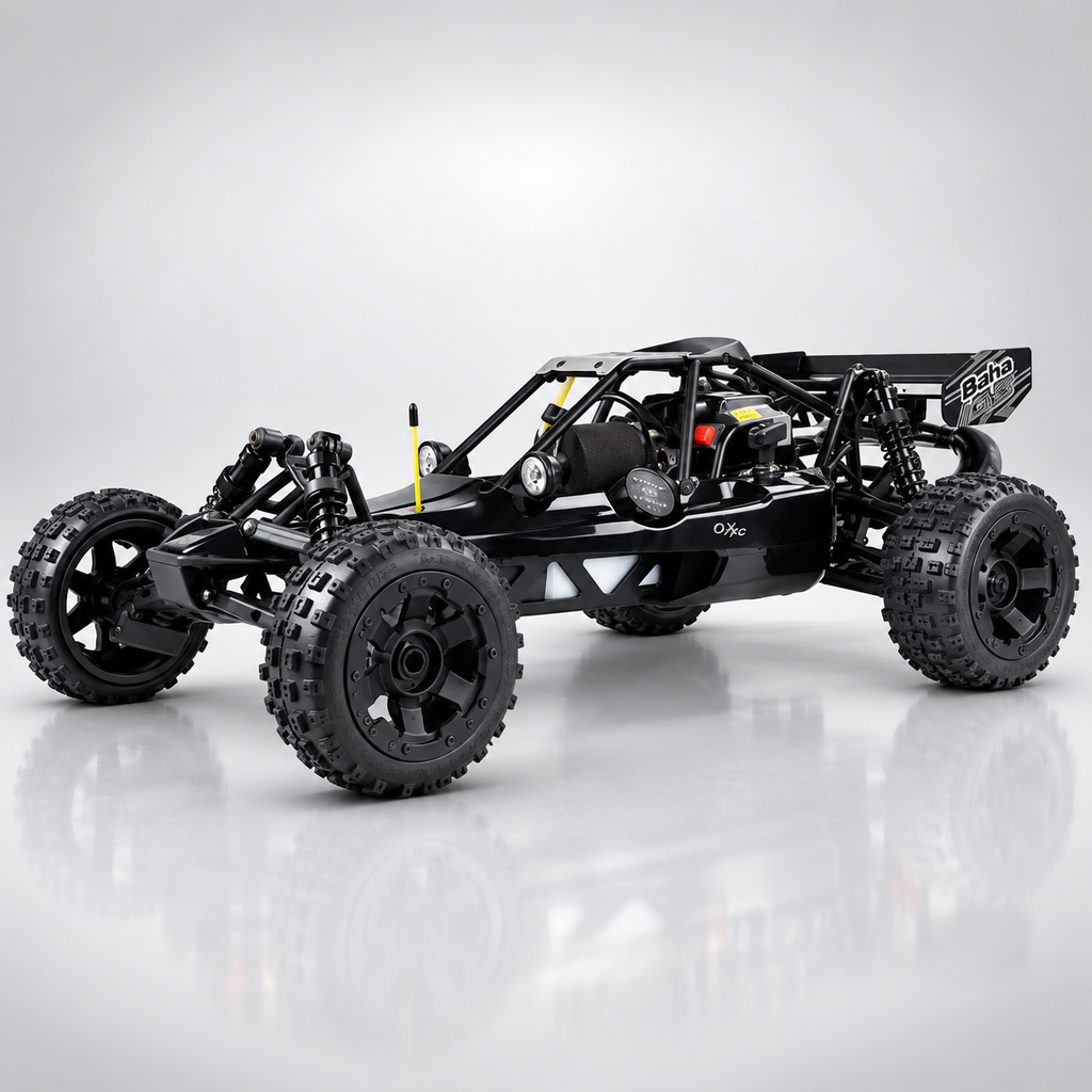 ROFUN BAHA 5B - 1:5 Scale 29CC 2-Stroke Petrol Gasoline RC Buggy, 2WD Rear-Wheel Drive Off-Road Racing Car with 2.4GHz Radio Control System