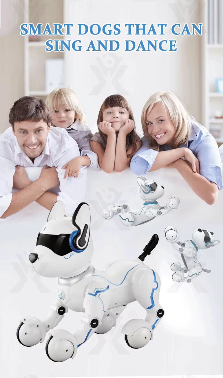 Remote Control Dog Smart Talking Walk Dance Interactive Robot Dog Toy description image 1