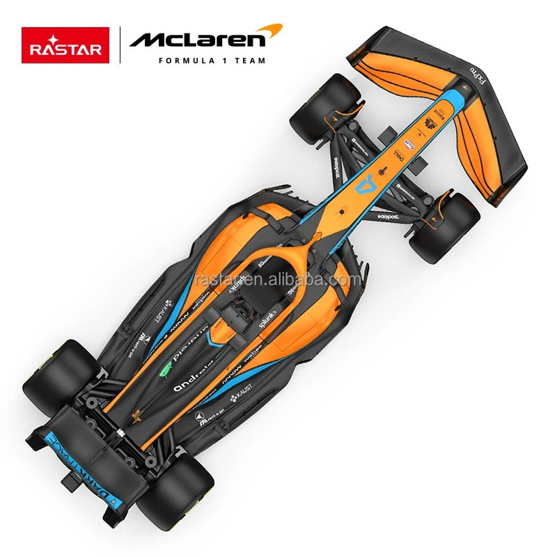 RASTAR McLaren F1 MCL36 - 1:18 Scale RC Racing Car, 2022 Emilia Romagna Grand Prix Licensed Formula 1 Model, 2.4GHz Remote Control Vehicle with Full-Function Driving and Independent Suspension description image 4