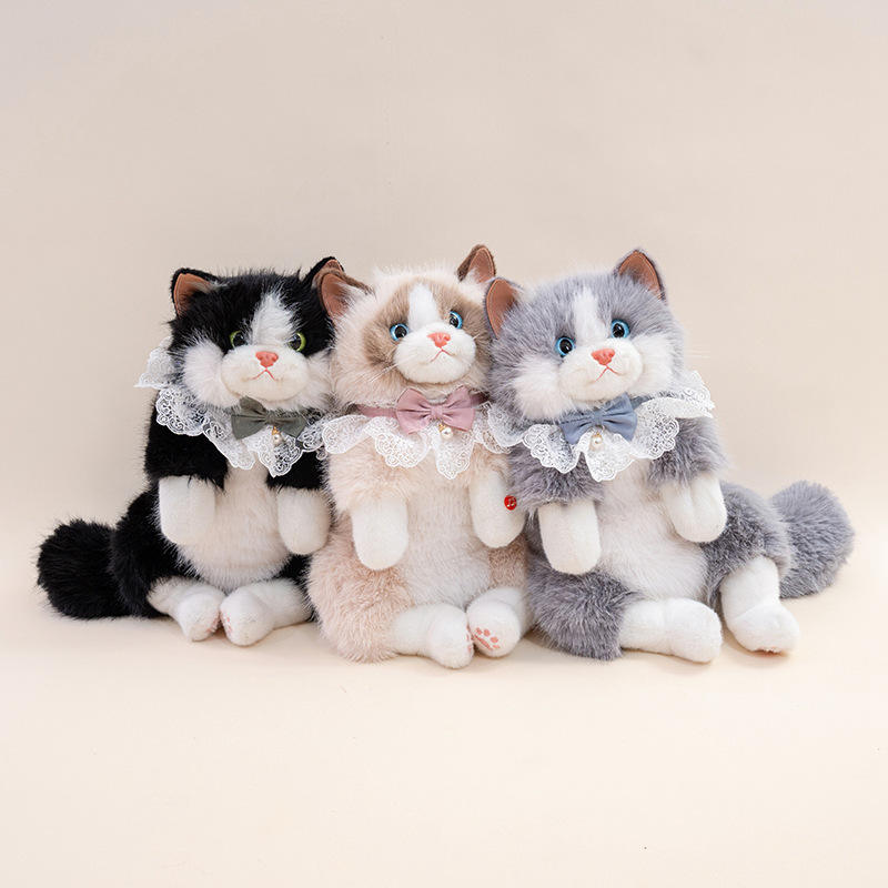 Realistic Ragdoll Cat Plush Backpack | Cute Soft Toy Cat Shoulder Bag with Adjustable Straps | Animal Backpack for Girls, Kids & Cat Lovers