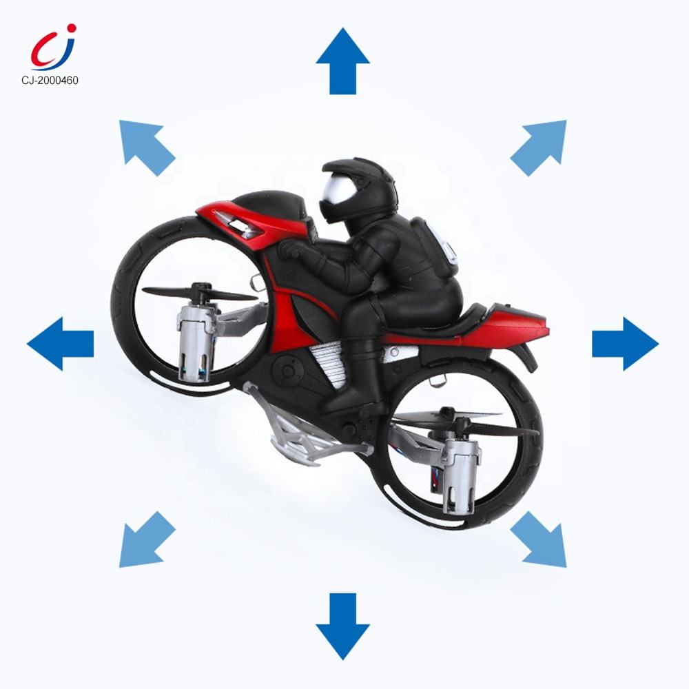 AF903 2-in-1 RC Flying Motorcycle Toy | 2.4GHz Land & Air Quadcopter with 360° Flips, LED Lights & Rechargeable Battery