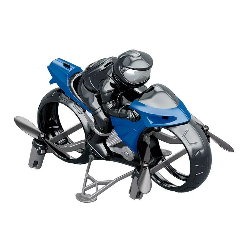 AF903 2-in-1 RC Flying Motorcycle Toy | 2.4GHz Land & Air Quadcopter with 360° Flips, LED Lights & Rechargeable Battery