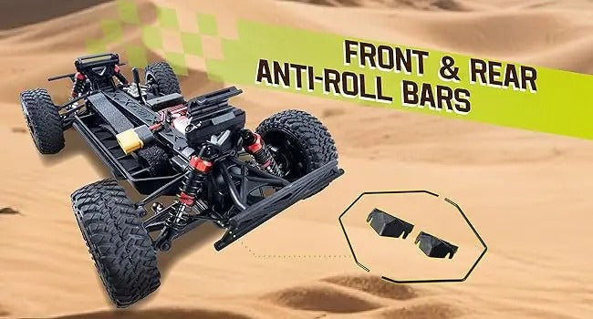 FMS 11871 RS24-BL - 1:18 Scale, Ford Bronco U4 Funhaver Brushless RC Truck, 4WD, 45 km/h, 2.4 GHz Radio, LED Lights, Off-Road Racing Design, (Battery and Charger Not Included) description image 8