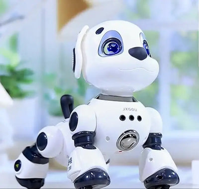 Remote Control Intelligent Robot Dog | Programmable Stunt Robotic Pet with Lights, Music and Interactive Actions - 688A-10 - alternate view