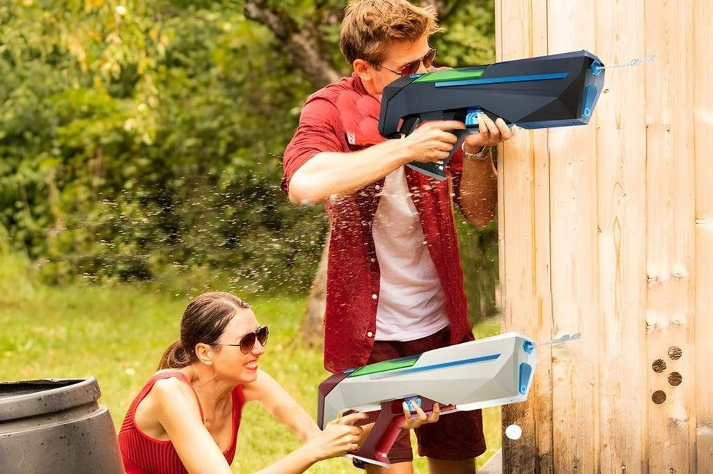 Electric Water Gun Powerful Automatic Squirt Toy | Rechargeable High-Pressure Continuous Spray Water Blaster for Kids, Summer Outdoor Pool & Beach Battle Toy - LMI-WG-SQ08A