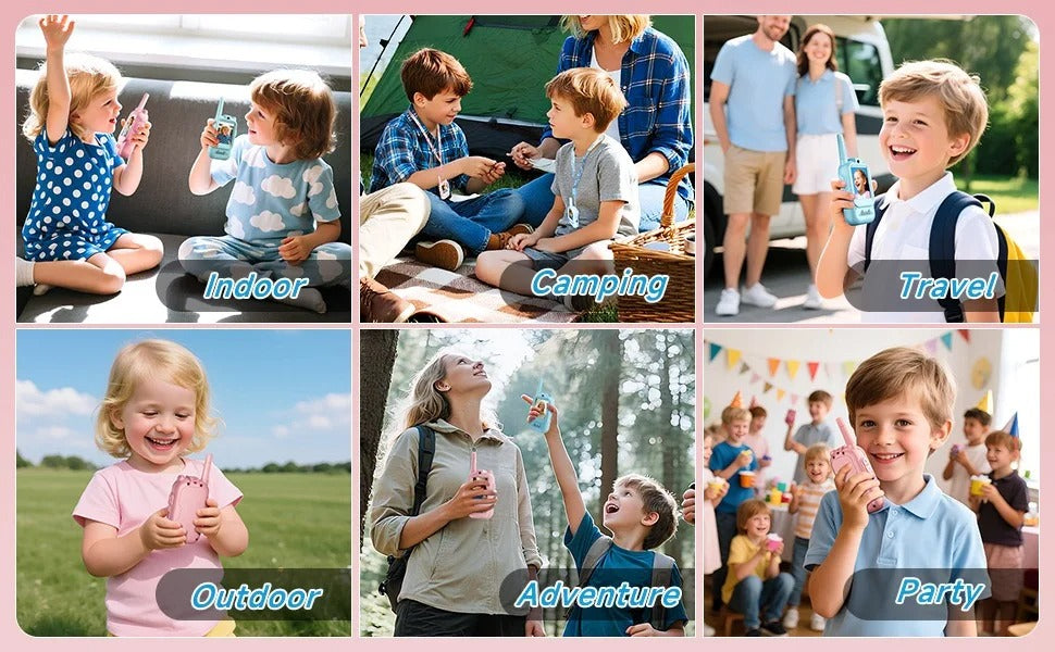 Video Walkie Talkie for Kids, Two-Way Communication Toy with Screen, Antenna and Speaker, Interactive Pretend Play Gadget for Children, Fun Communication Toy Gift for Boys and Girls description image 10